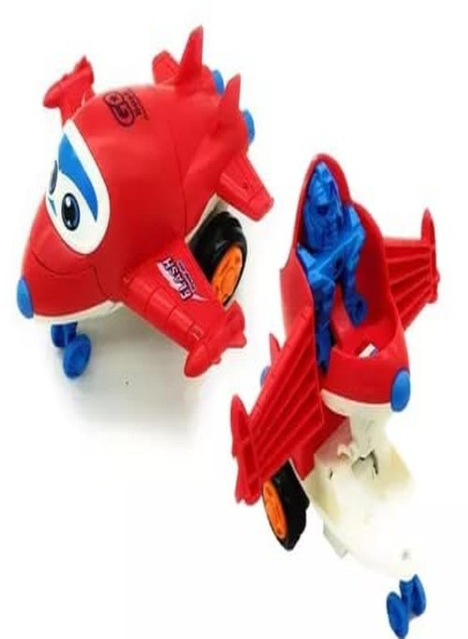 Manos Robot Plane 360° Stunt Friction Power Plane,Mini Robot Plane Toy,Monster Vehicle Plane for Boys and Girls, Multicolor - Image 3